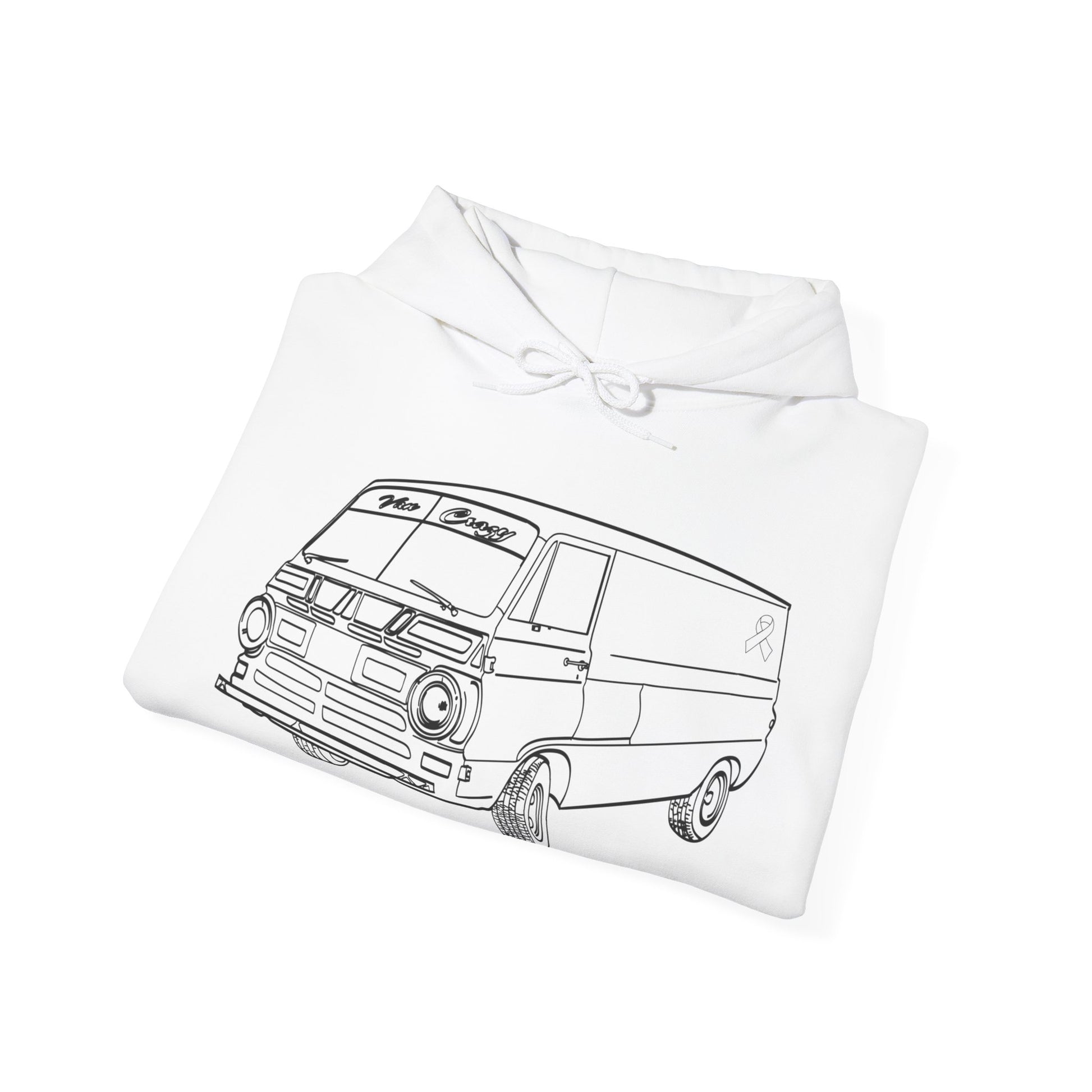 Van Crazy - Dodge A108 1968 - Hooded Sweatshirt