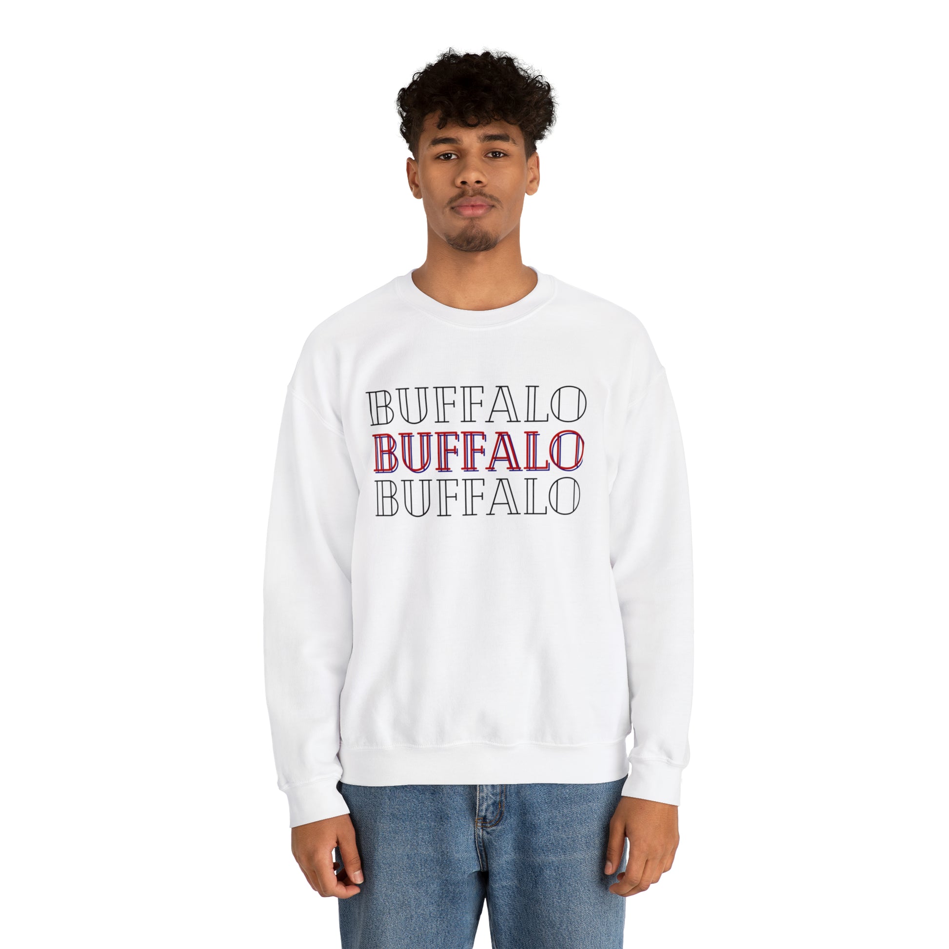 Buffalo Crewneck Sweatshirt - Cozy and Stylish