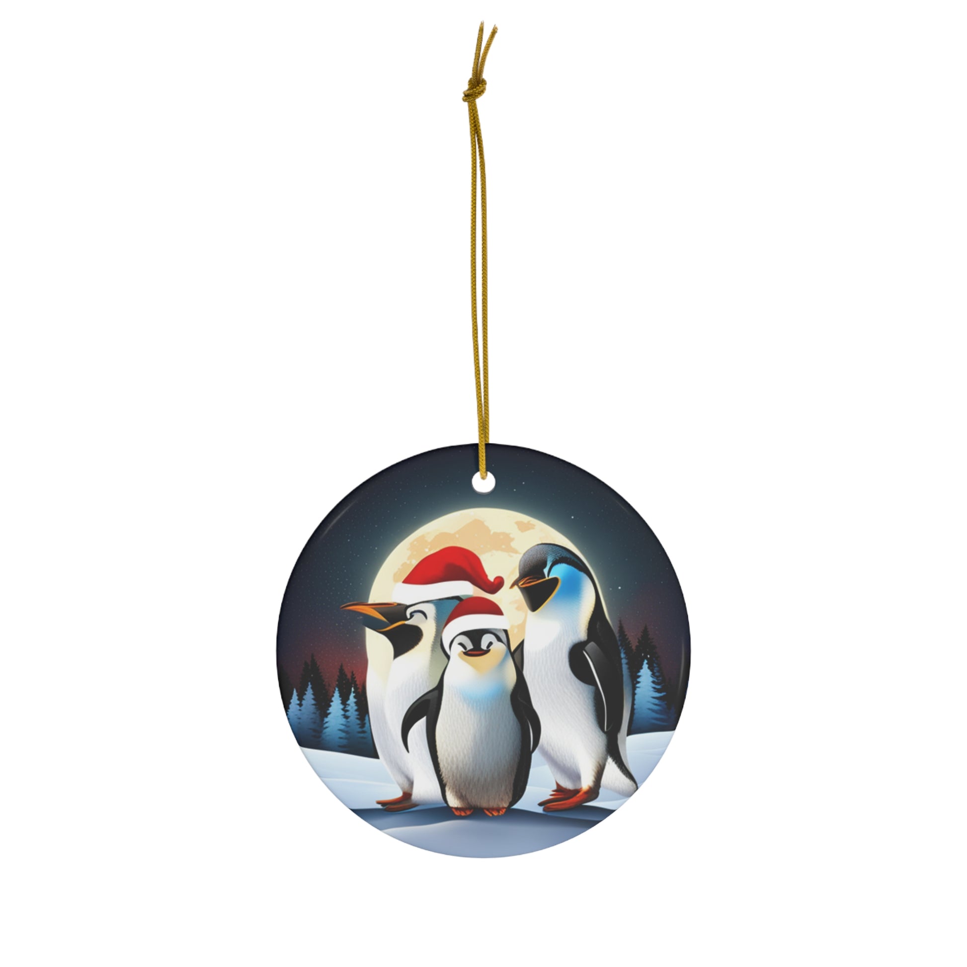 Penguin Christmas Tree Ornament - Charming Holiday Decor