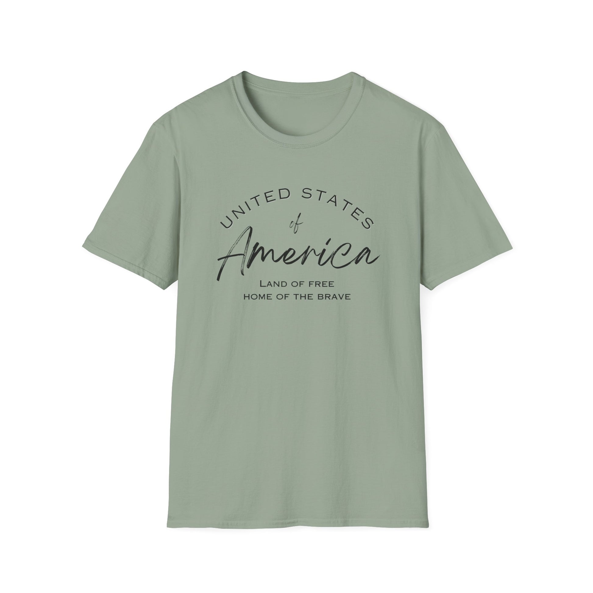 Classic America Unisex Softstyle Tee | Simple Design for Everyday Comfort