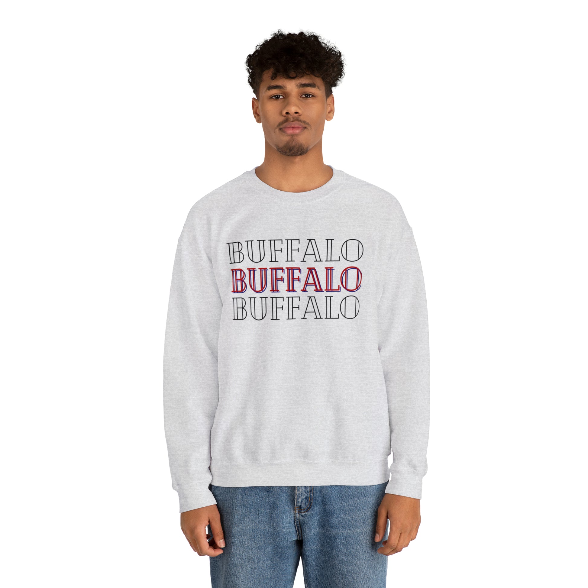 Buffalo Crewneck Sweatshirt - Cozy and Stylish
