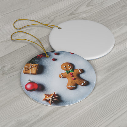 Gingerbread Man Christmas Ornament - Sweeten Your Tree with Holiday Delight - Holiday Decor