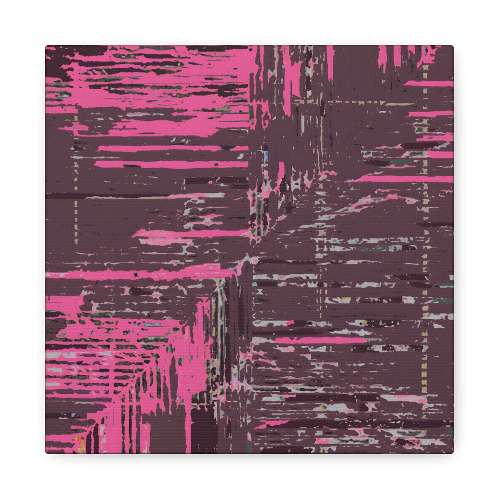 Pink Abstract Canvas Gallery Wrap