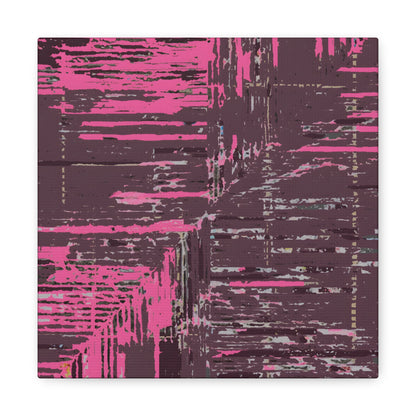 Pink Abstract Canvas Gallery Wrap