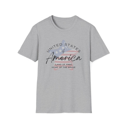 Simple Star America Unisex T-Shirt | Softstyle Comfort