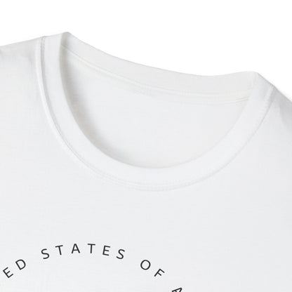 America, Land of the Free Unisex Softstyle T-Shirt | Patriotic Tee