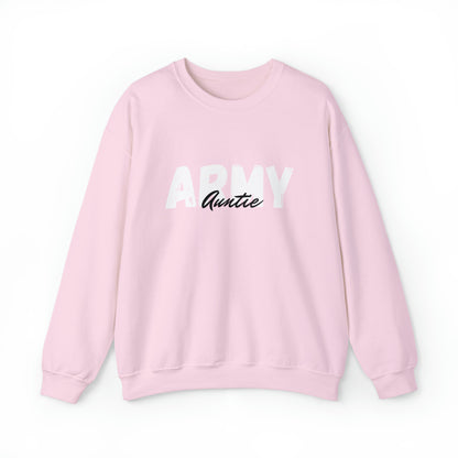 Army Auntie Crewneck Sweatshirt