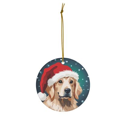 Furry Friend Golden Retriever Christmas Tree Ornament - Celebrate the joy of Man's Best Friend - Charming Holiday Decor