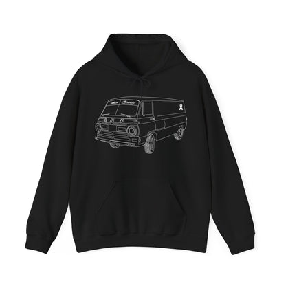 Van Crazy - Dodge A108 1968 - Hooded Sweatshirt