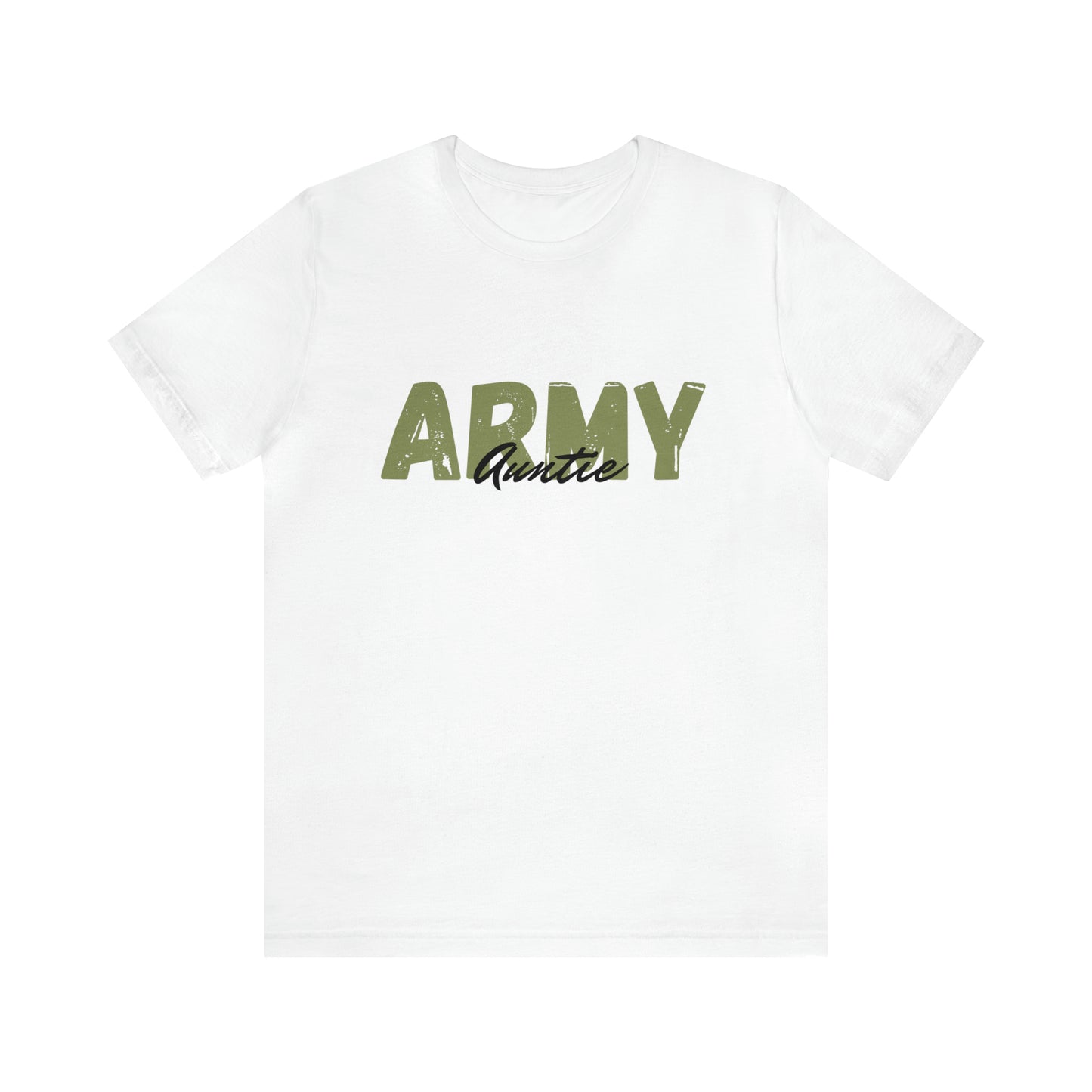 Army Auntie Short Sleeve Tee