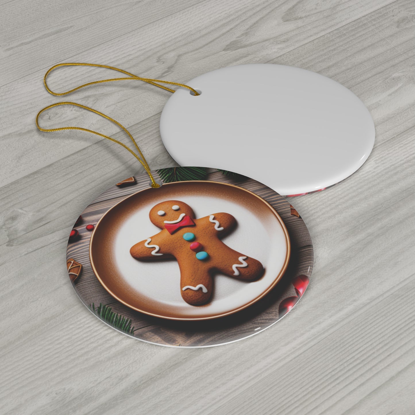 Gingerbread Man Christmas Ornament - Sweeten Your Tree with Holiday Delight- Charming Holiday Decor