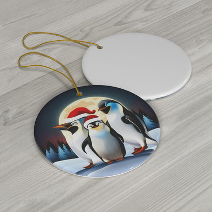 Penguin Christmas Tree Ornament - Charming Holiday Decor