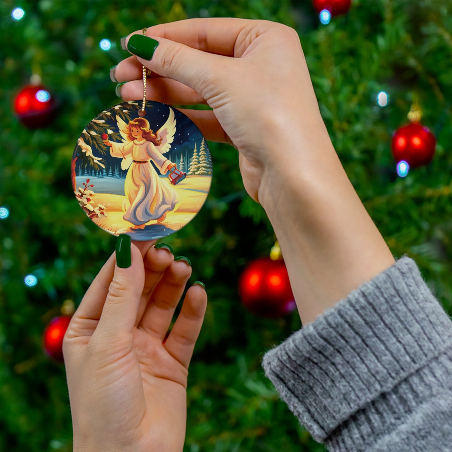 Angel Christmas Ornament - A Symbol of Peace and Blessings for Your Tree - Holiday Decor