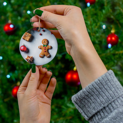 Gingerbread Man Christmas Ornament - Sweeten Your Tree with Holiday Delight - Holiday Decor