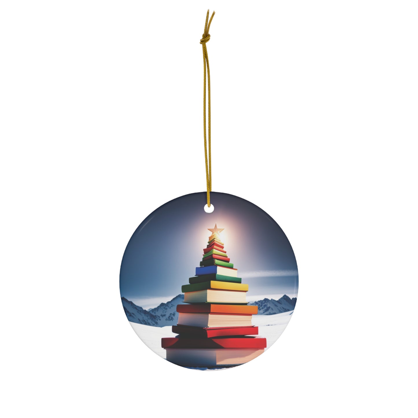 Book Lovers' Christmas Tree Ornament - Celebrate Your Love for Literature