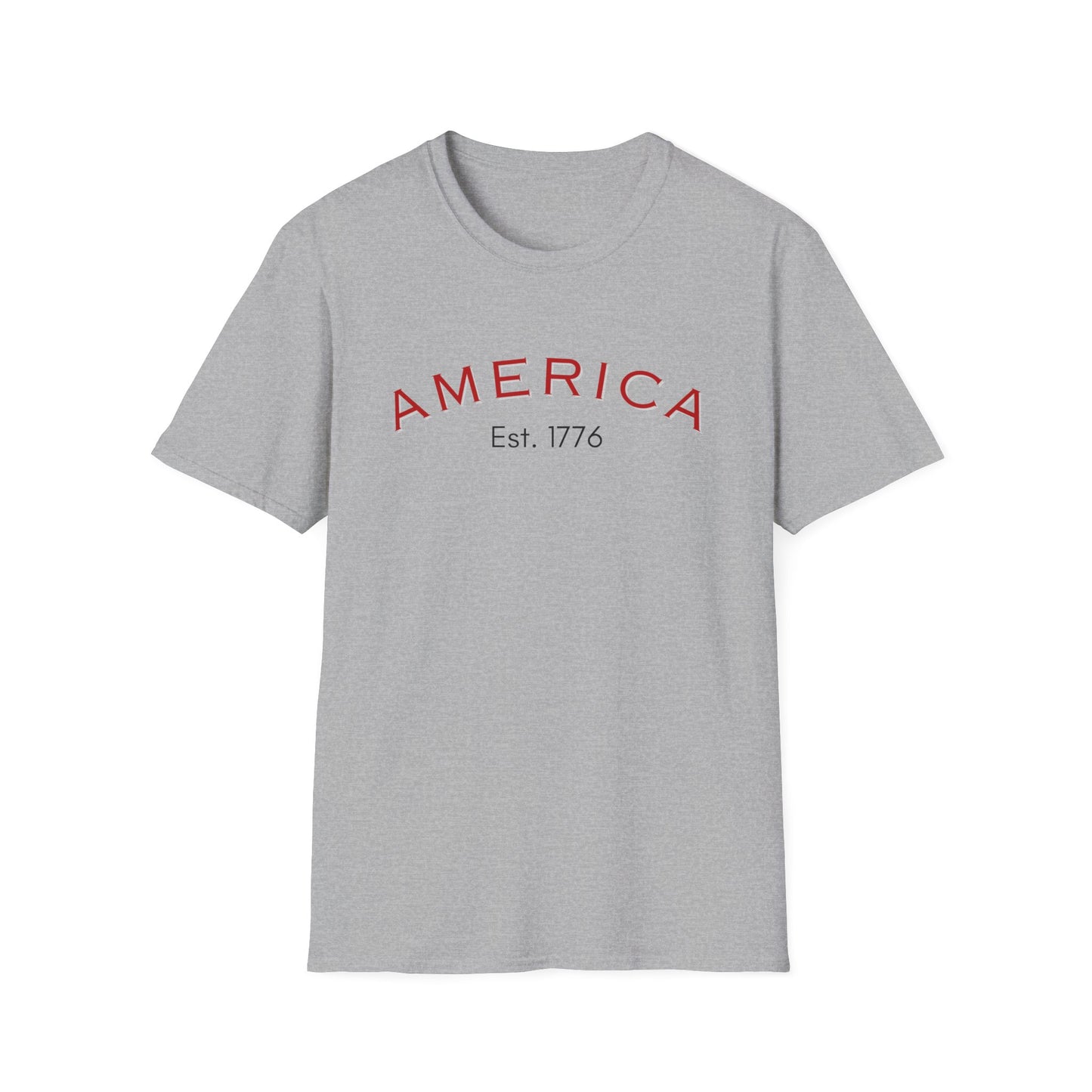 Simple America Unisex Softstyle Tee | Simple Design for Everyday Comfort