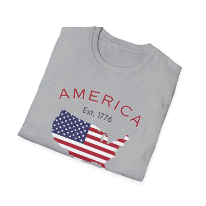 USA Unisex Softstyle T-Shirt | Comfortable Simple Design