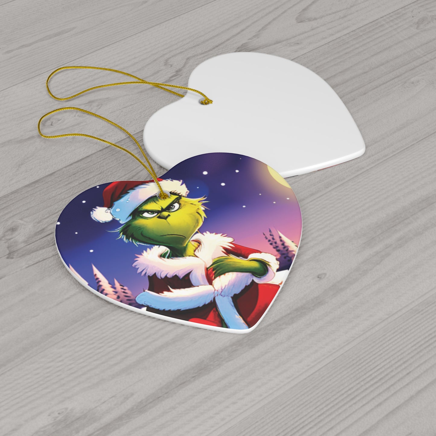 Grumpy Grinch Christmas Ornament - A Touch of Whimsical Mischief for Your Tree