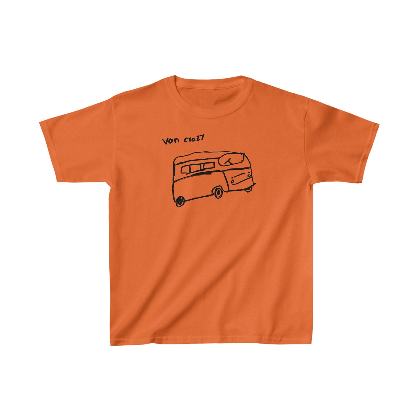 Van Crazy - Designed by Connor - Kids Cotton Tee