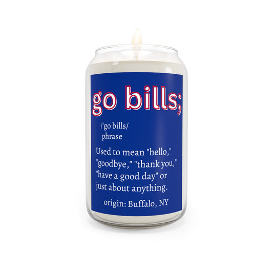 Go Bills Scented Candle - Game Day Bliss in Comfort Spice