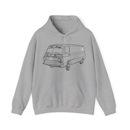 Van Crazy - Dodge A108 1968 - Hooded Sweatshirt