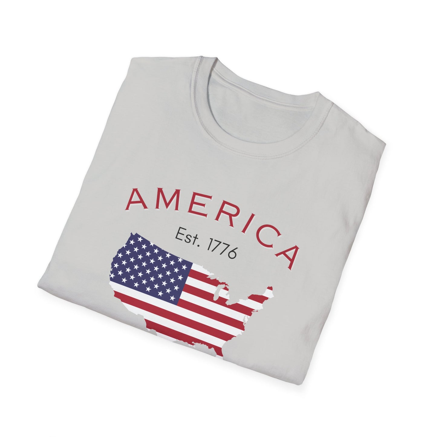 USA Unisex Softstyle T-Shirt | Comfortable Simple Design