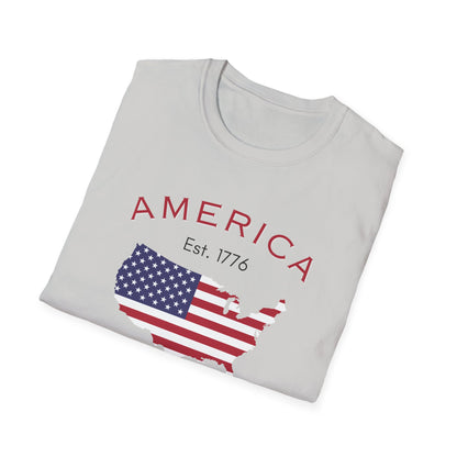 USA Unisex Softstyle T-Shirt | Comfortable Simple Design