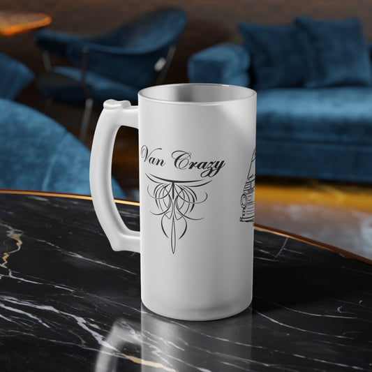 Van Crazy - 1968 Dodge A108 - Frosted Glass Beer Mug