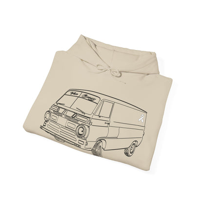 Van Crazy - Dodge A108 1968 - Hooded Sweatshirt