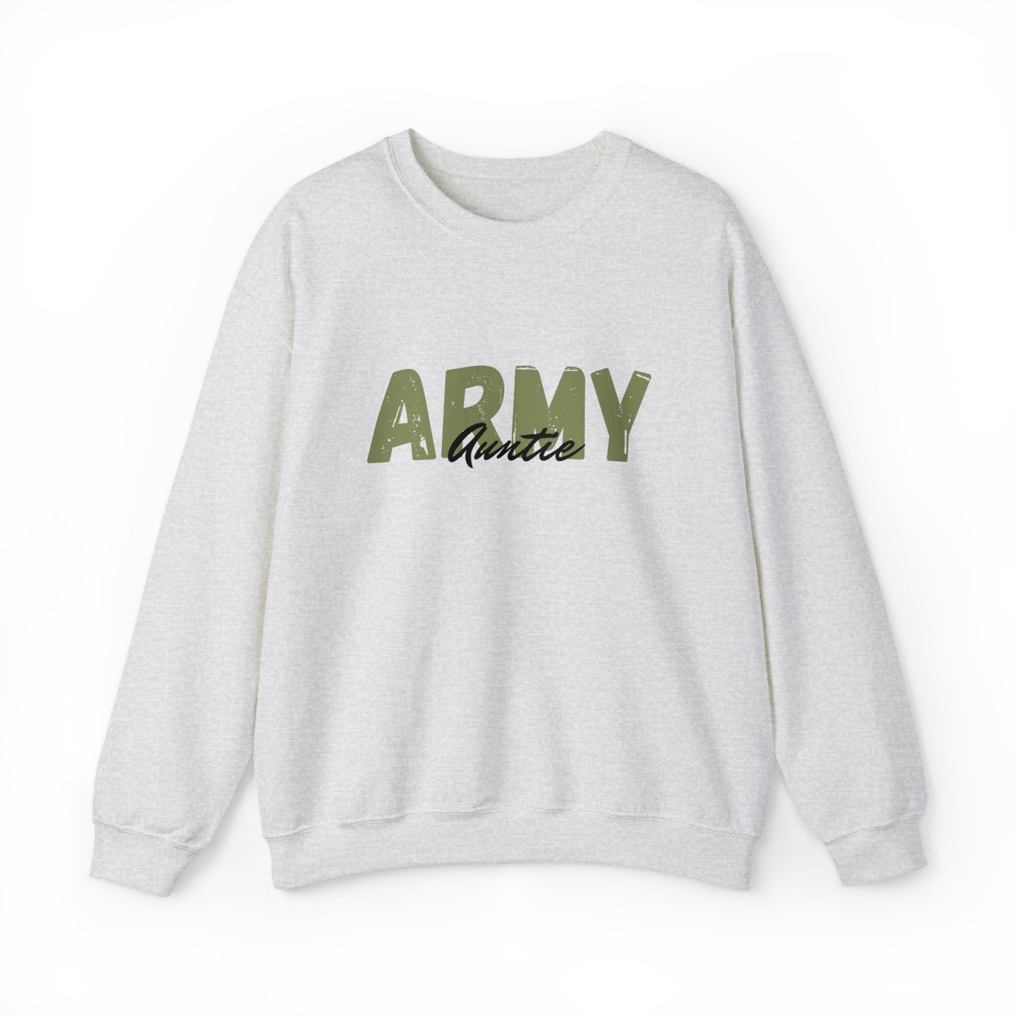 Army Auntie Crewneck Sweatshirt