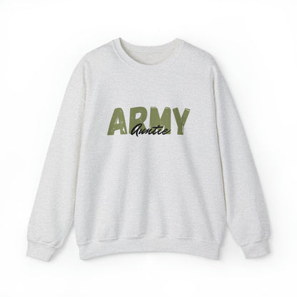 Army Auntie Crewneck Sweatshirt