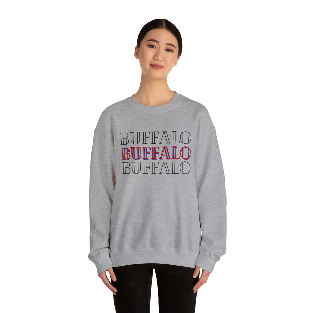 Buffalo Crewneck Sweatshirt - Cozy and Stylish