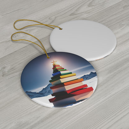 Book Lovers' Christmas Tree Ornament - Celebrate Your Love for Literature