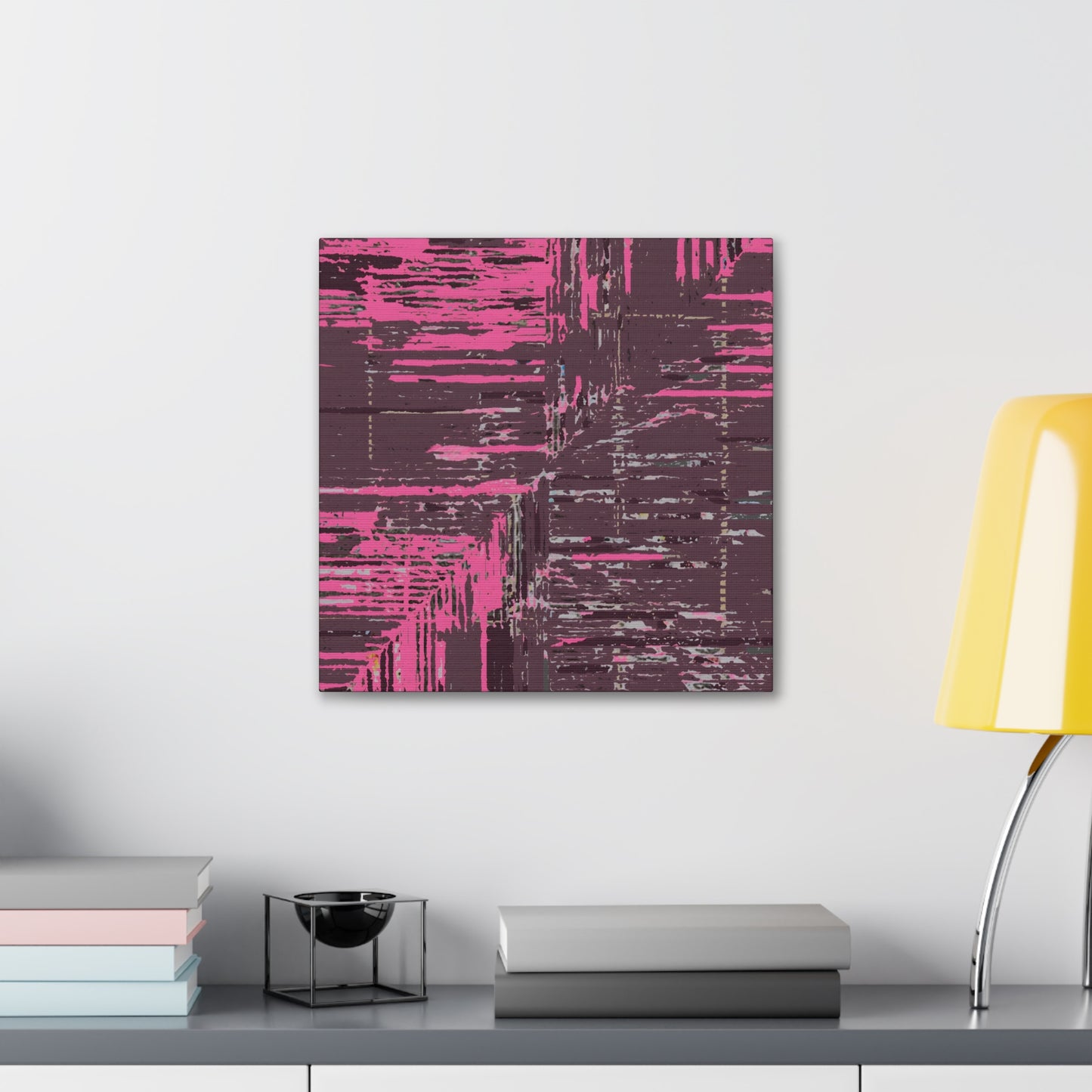 Pink Abstract Canvas Gallery Wrap