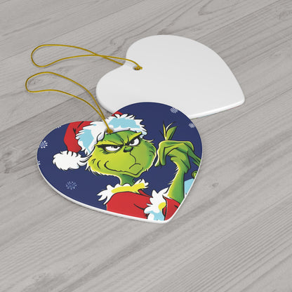 Salty Grinch Christmas Ornament - A Playful Holiday Tradition