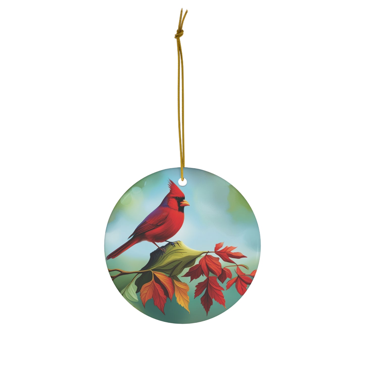 Graceful Cardinal Bird Christmas Ornament - Enhance Your Tree with Natural Beauty