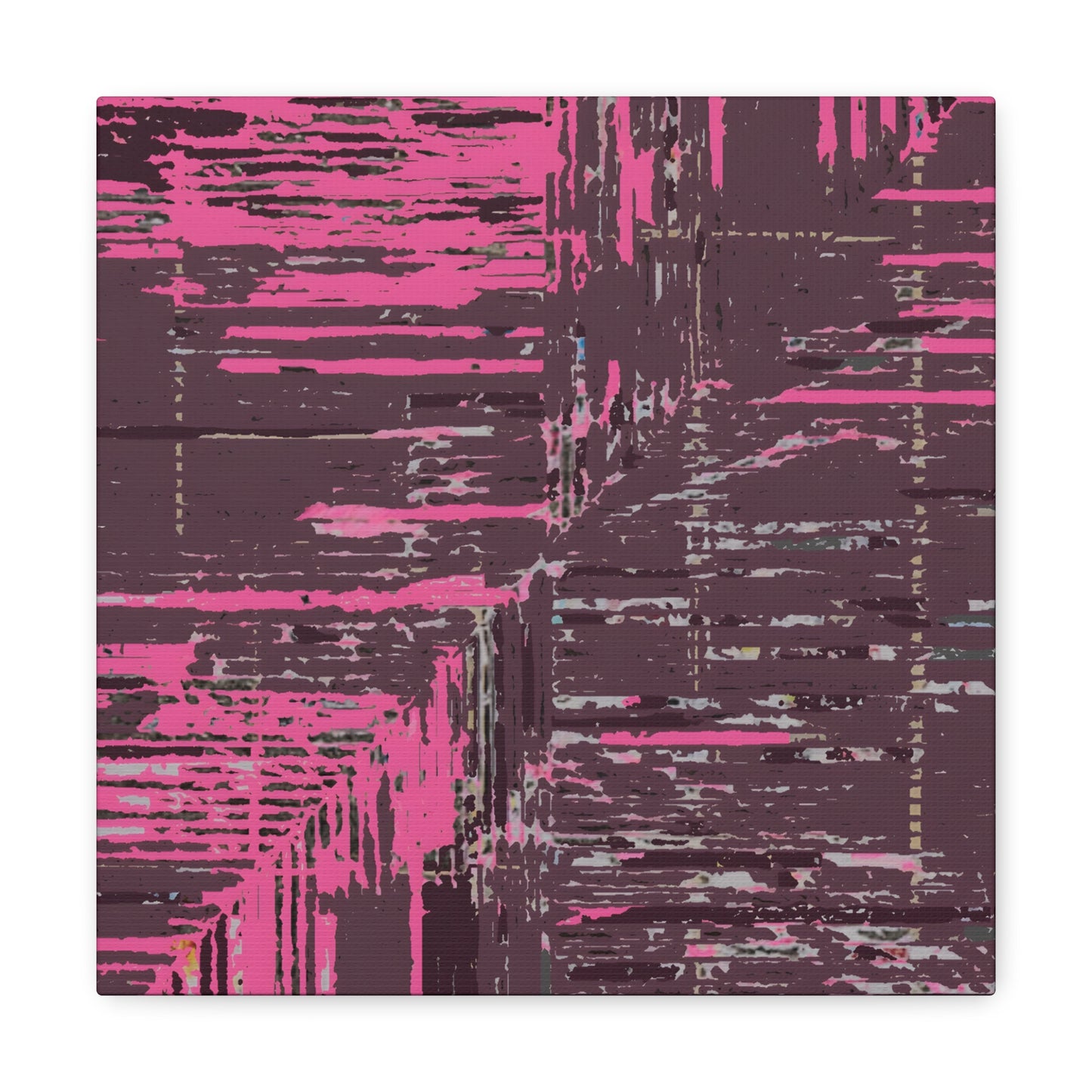 Pink Abstract Canvas Gallery Wrap