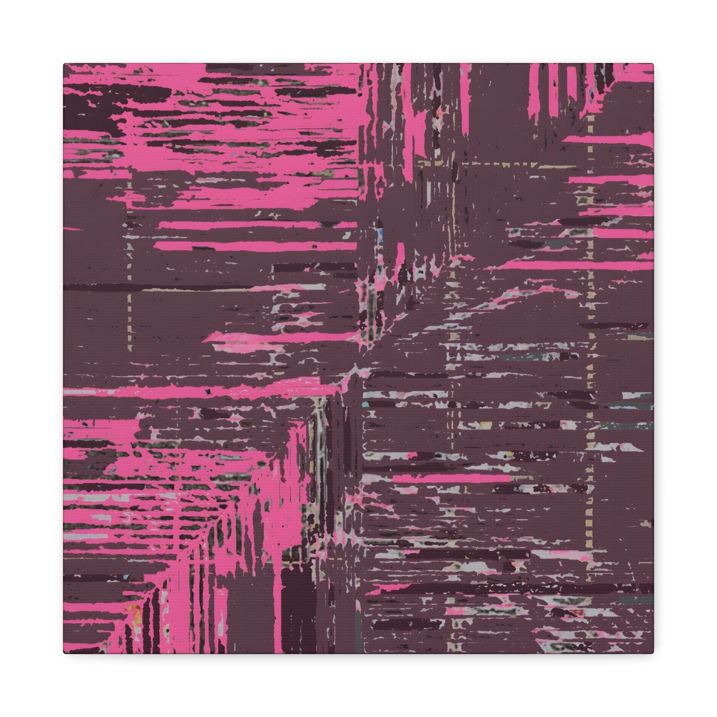 Pink Abstract Canvas Gallery Wrap