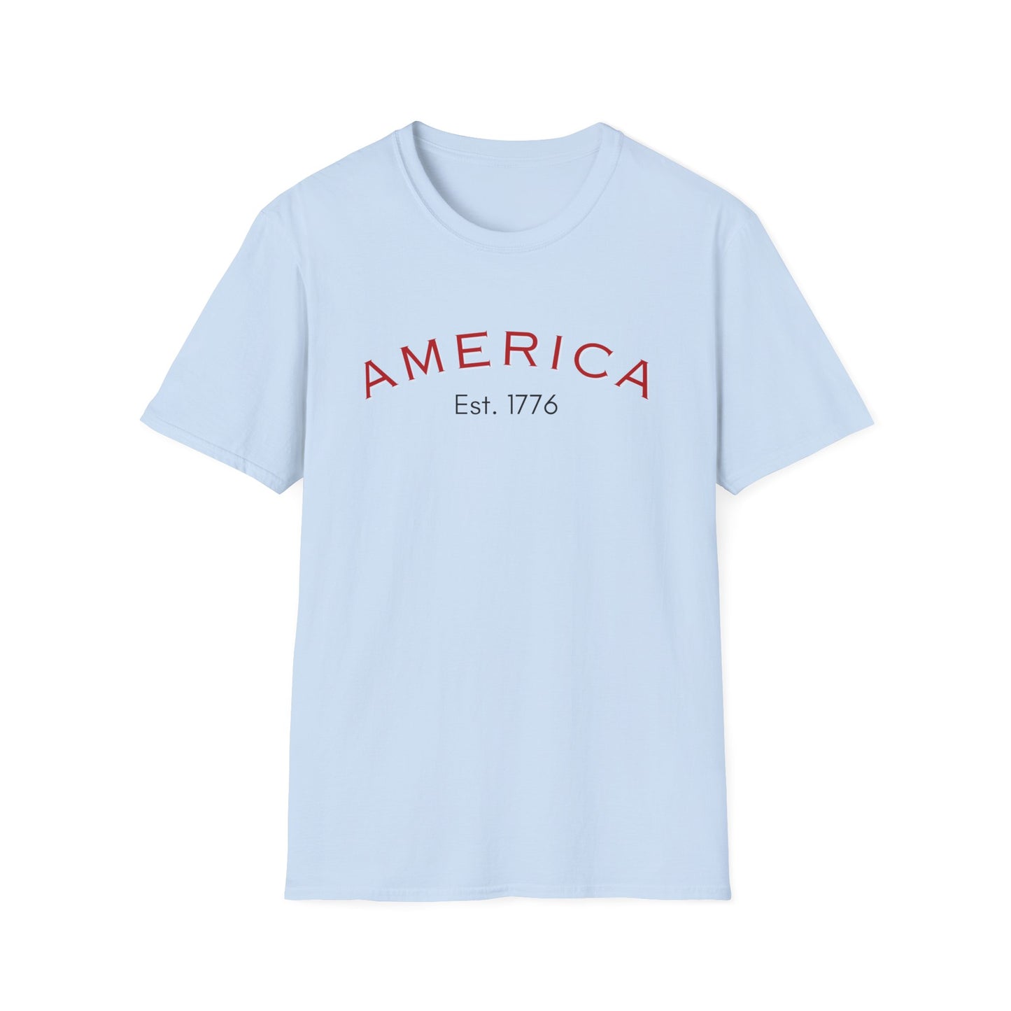 Simple America Unisex Softstyle Tee | Simple Design for Everyday Comfort