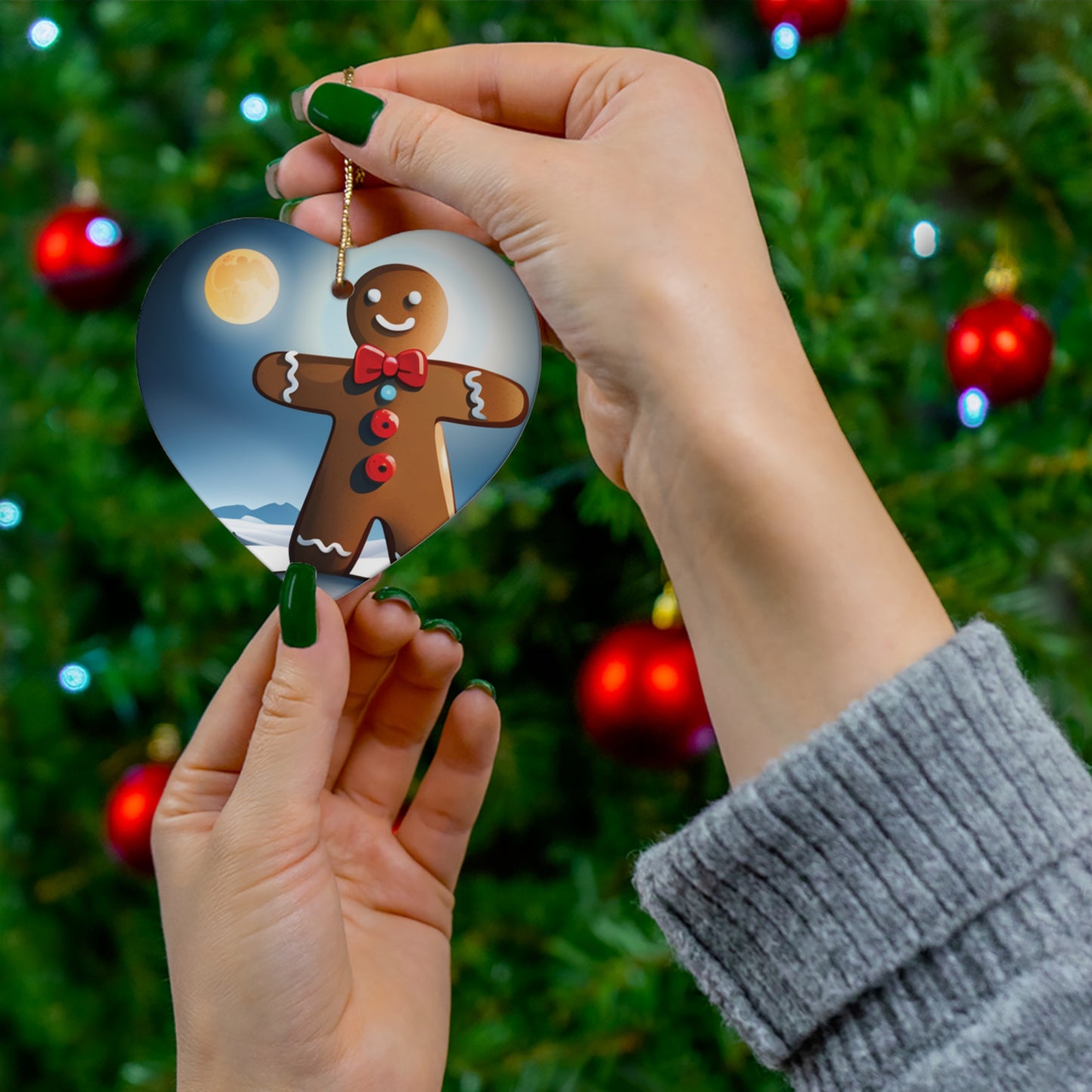 Gingerbread Man Christmas Ornament - Sweeten Your Tree with Holiday Delight