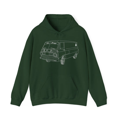 Van Crazy - Dodge A108 1968 - Hooded Sweatshirt