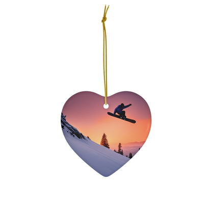 Unique Christmas Tree Ornament for Snowboarders - Add a Touch of Adventure to Your Holiday Decor