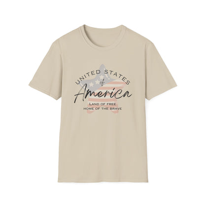 Simple Star America Unisex T-Shirt | Softstyle Comfort