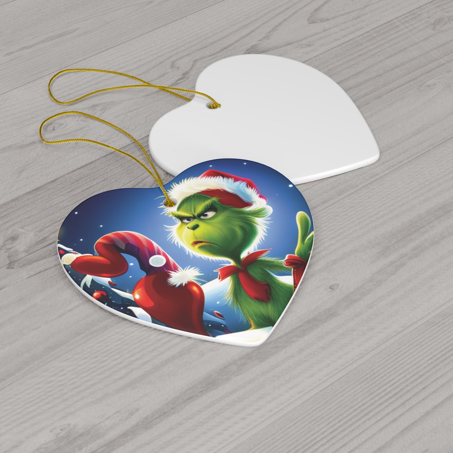 The Grinch Face Christmas Tree Ornament - Bring a Touch of Whimsy to Your Holiday