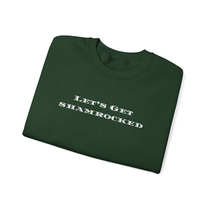 Let's Get Shamrocked - St. Patty's Casual Unisex Crewneck Sweatshirt