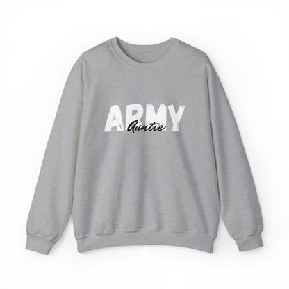 Army Auntie Crewneck Sweatshirt