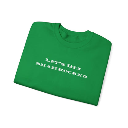 Let's Get Shamrocked - St. Patty's Casual Unisex Crewneck Sweatshirt