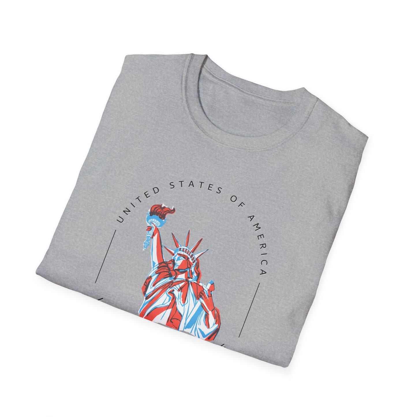 Lady Liberty Unisex Softstyle T-Shirt