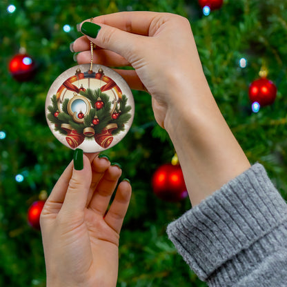 Christmas Decor Wreath Ornament - Festive Elegance for Your Holiday Home