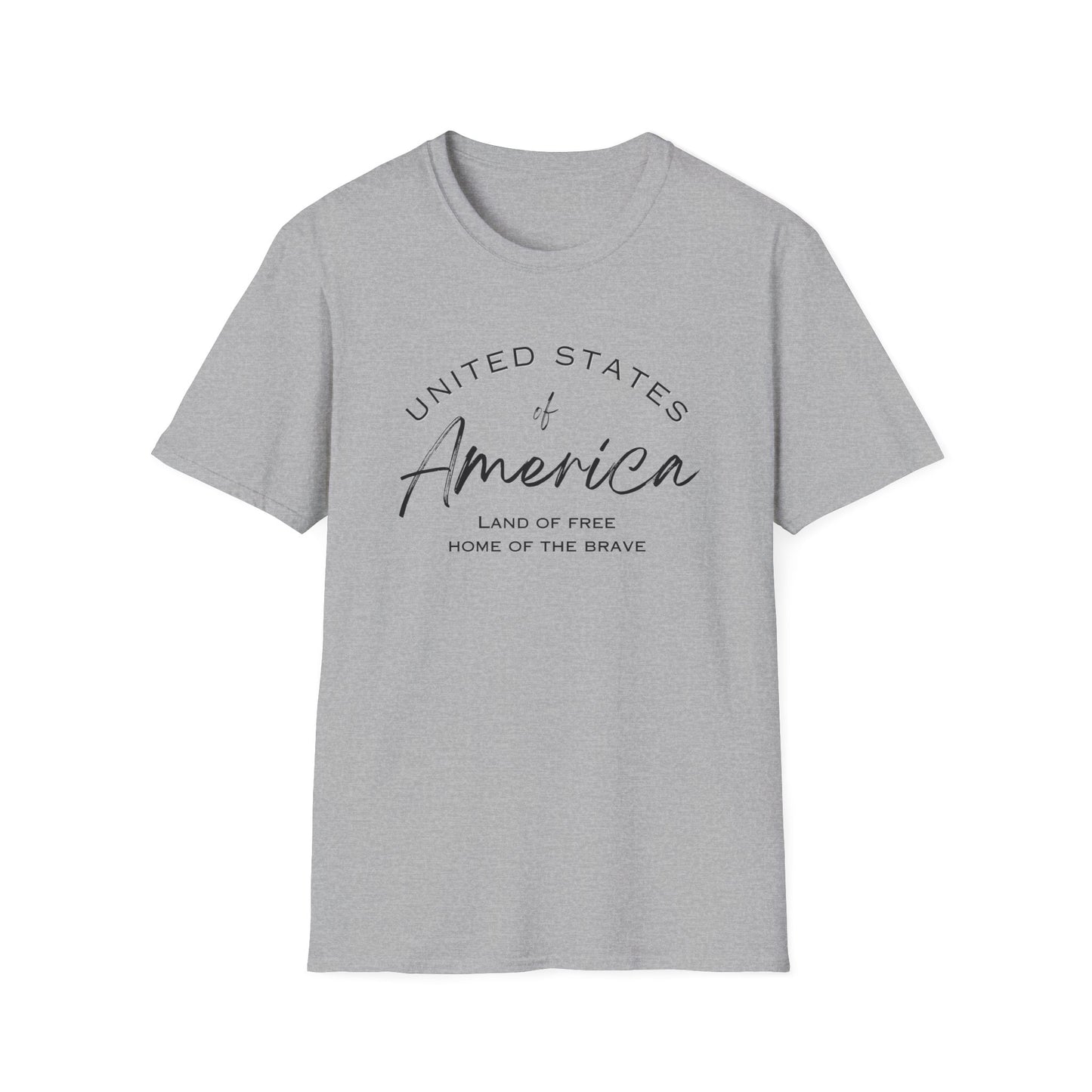 Classic America Unisex Softstyle Tee | Simple Design for Everyday Comfort